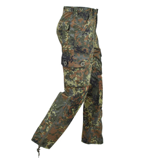 Mil-Tec Military Style Flecktarn BDU Commando Pants in Lightweight Ripstop Fabric
