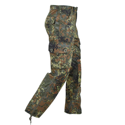 Mil-Tec Military Style Flecktarn BDU Commando Pants in Lightweight Ripstop Fabric