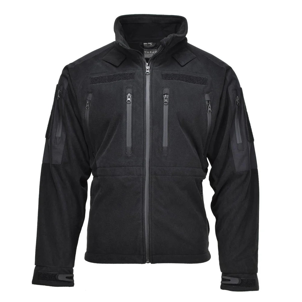 MIL-TEC Cold Weather Fleece Jacket - Thermal, Water-Resistant, and Ideal for Outdoor Adventures
